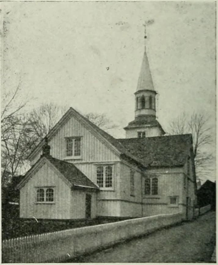 An illustration from Norges kirker i det 16de og 17de aarhundrede, 1911, leaf 123