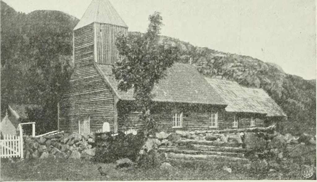 An illustration from Norges kirker i det 16de og 17de aarhundrede, 1911, leaf 125