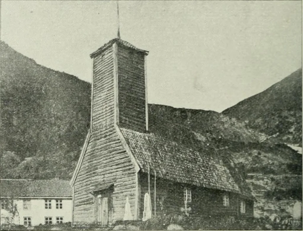 An illustration from Norges kirker i det 16de og 17de aarhundrede, 1911, leaf 125