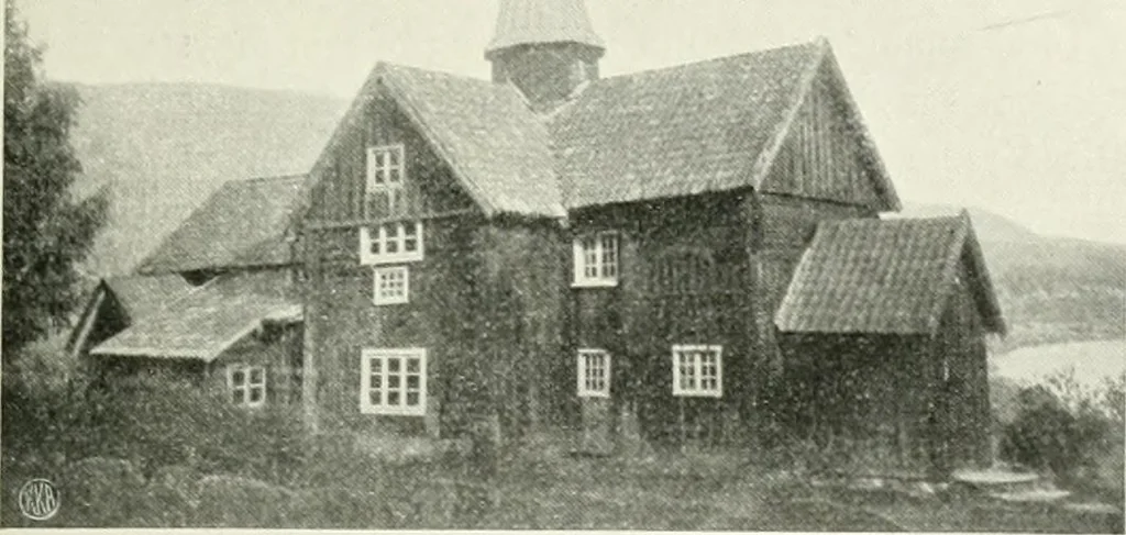 An illustration from Norges kirker i det 16de og 17de aarhundrede, 1911, leaf 126