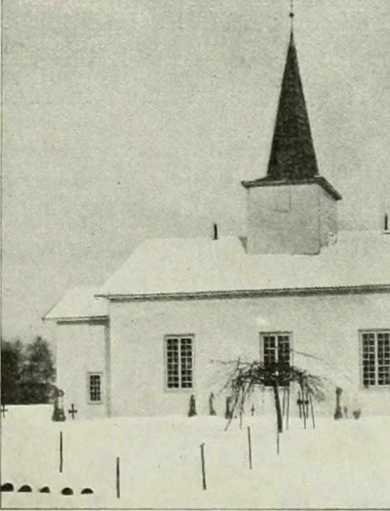 An illustration from Norges kirker i det 16de og 17de aarhundrede, 1911, leaf 126