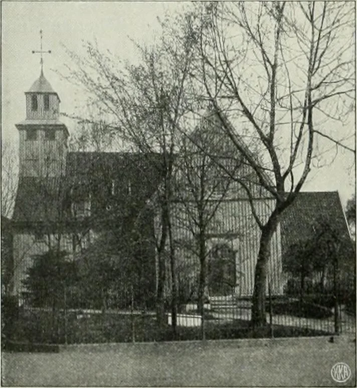 An illustration from Norges kirker i det 16de og 17de aarhundrede, 1911, leaf 133