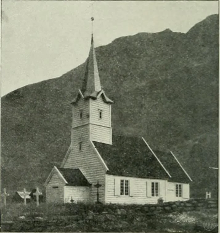 An illustration from Norges kirker i det 16de og 17de aarhundrede, 1911, leaf 133