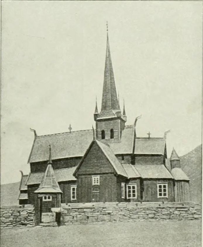 An illustration from Norges kirker i det 16de og 17de aarhundrede, 1911, leaf 134