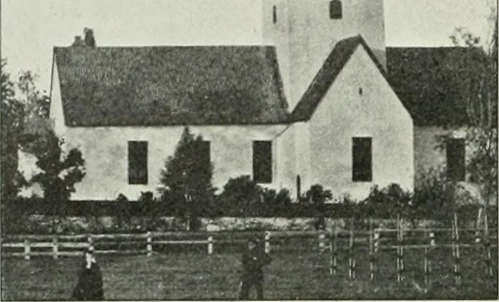An illustration from Norges kirker i det 16de og 17de aarhundrede, 1911, leaf 135