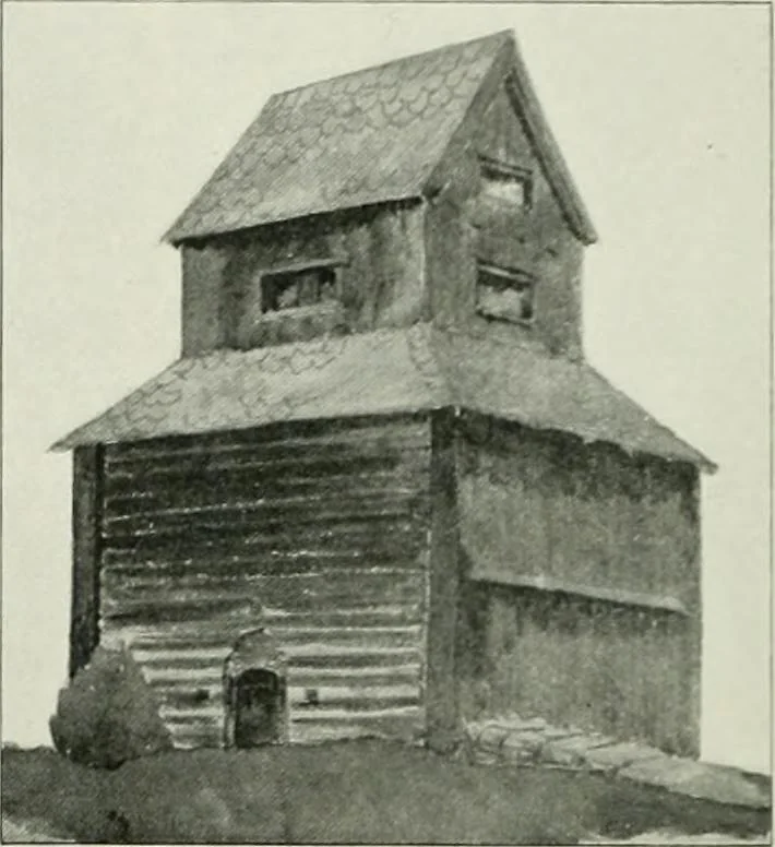 An illustration from Norges kirker i det 16de og 17de aarhundrede, 1911, leaf 137
