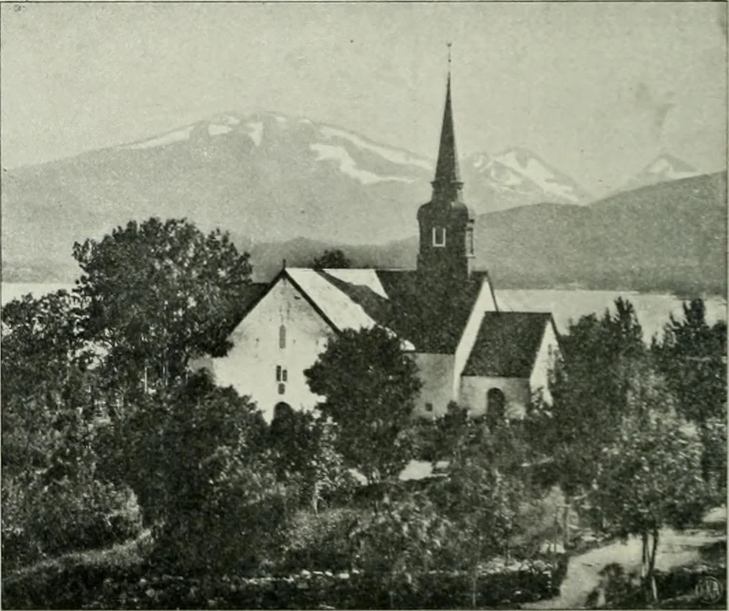 An illustration from Norges kirker i det 16de og 17de aarhundrede, 1911, leaf 137