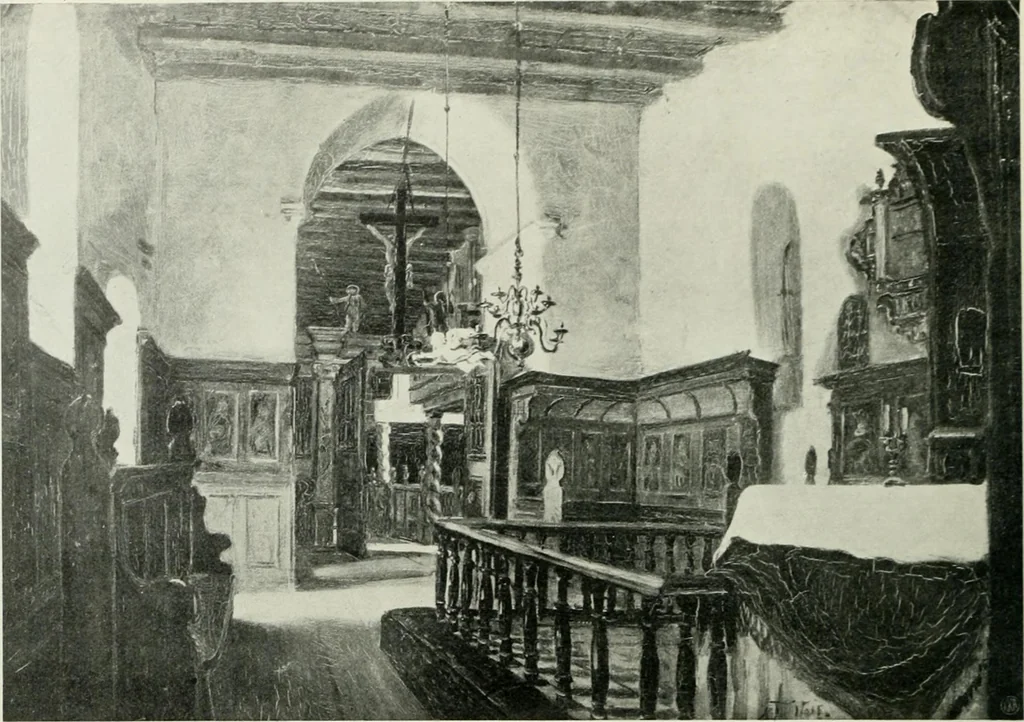 An illustration from Norges kirker i det 16de og 17de aarhundrede, 1911, leaf 139