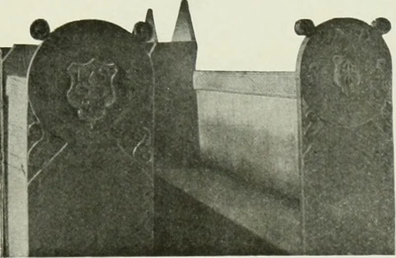 An illustration from Norges kirker i det 16de og 17de aarhundrede, 1911, leaf 142