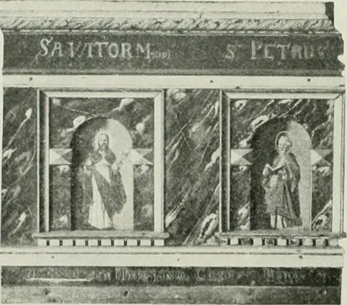 An illustration from Norges kirker i det 16de og 17de aarhundrede, 1911, leaf 143