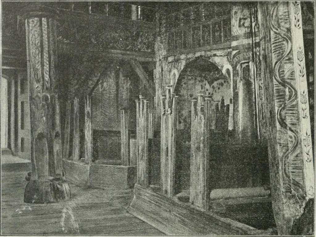An illustration from Norges kirker i det 16de og 17de aarhundrede, 1911, leaf 147