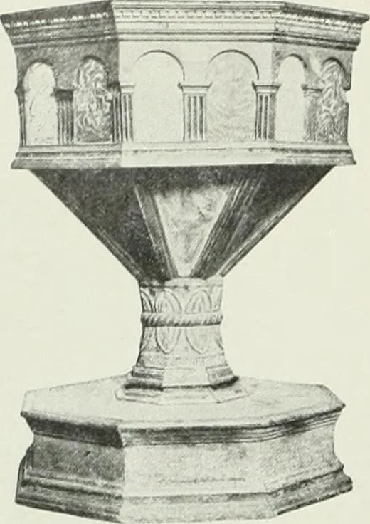 An illustration from Norges kirker i det 16de og 17de aarhundrede, 1911, leaf 149