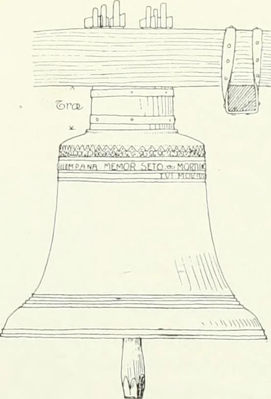 An illustration from Norges kirker i det 16de og 17de aarhundrede, 1911, leaf 150