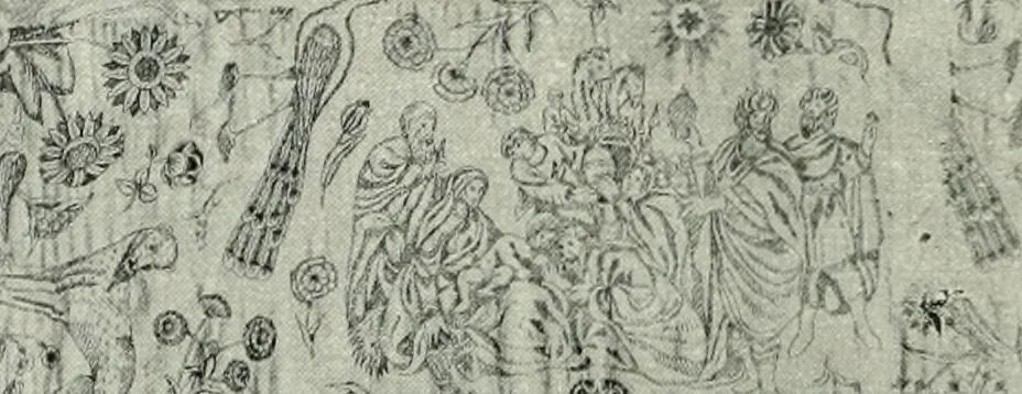 An illustration from Norges kirker i det 16de og 17de aarhundrede, 1911, leaf 151