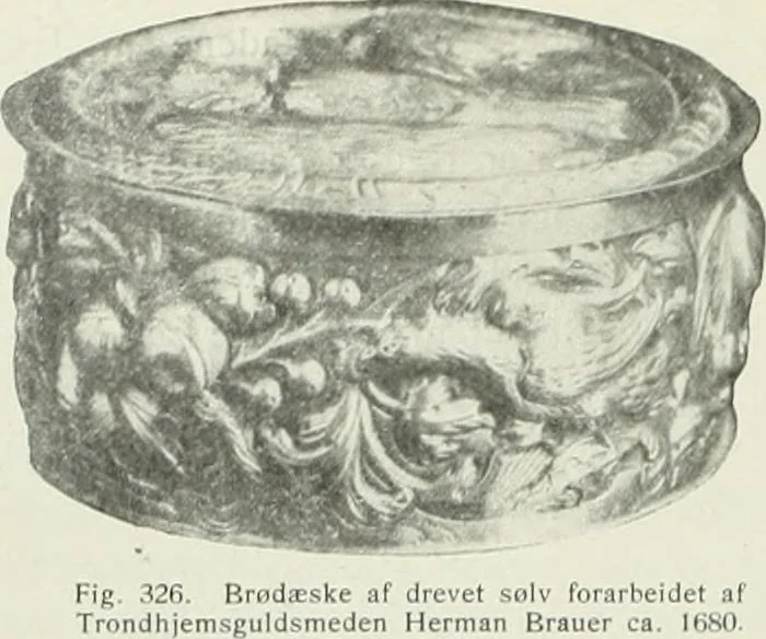An illustration from Norges kirker i det 16de og 17de aarhundrede, 1911, leaf 155