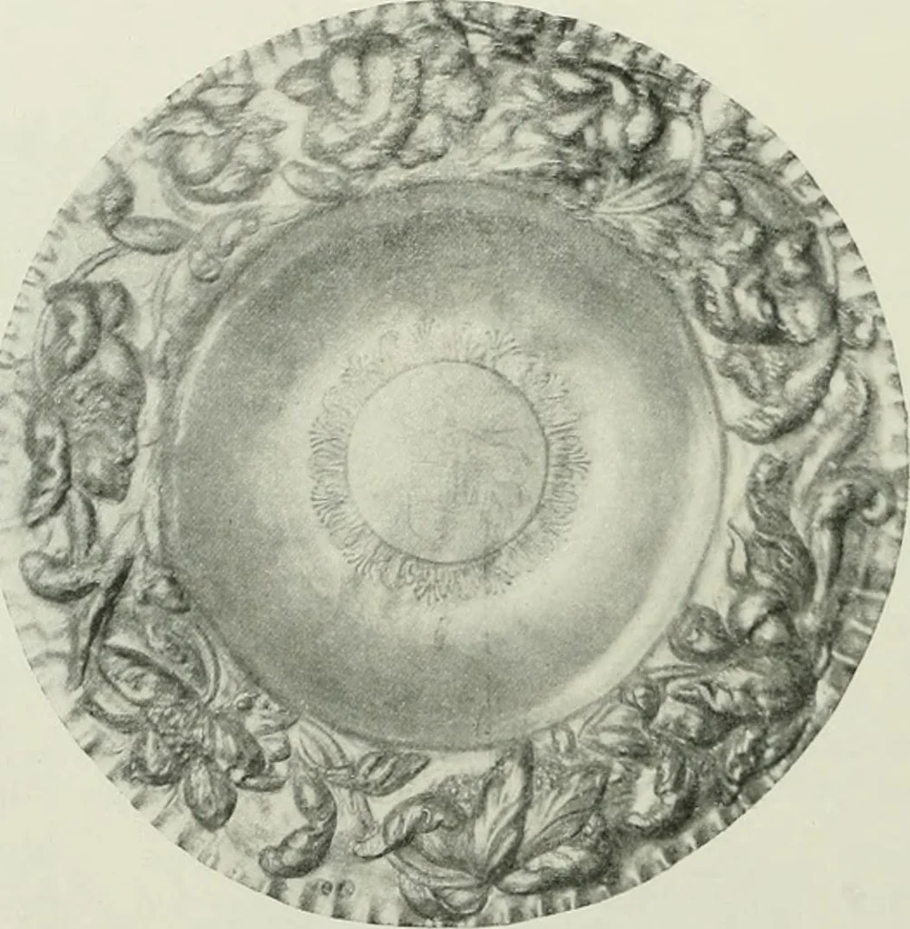 An illustration from Norges kirker i det 16de og 17de aarhundrede, 1911, leaf 155