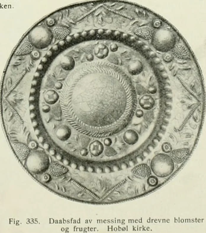 An illustration from Norges kirker i det 16de og 17de aarhundrede, 1911, leaf 156