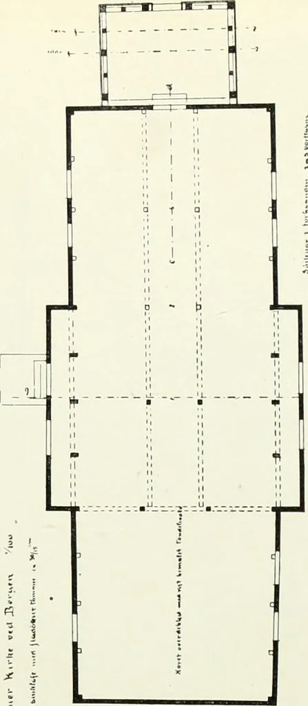 An illustration from Norges kirker i det 16de og 17de aarhundrede, 1911, leaf 166