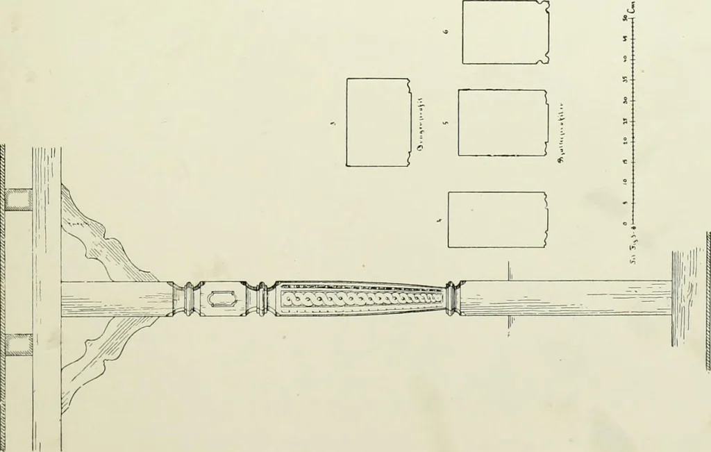 An illustration from Norges kirker i det 16de og 17de aarhundrede, 1911, leaf 166