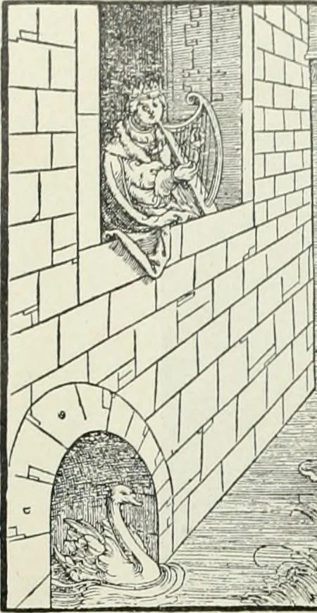 An illustration from Norges kirker i det 16de og 17de aarhundrede, 1911, leaf 17