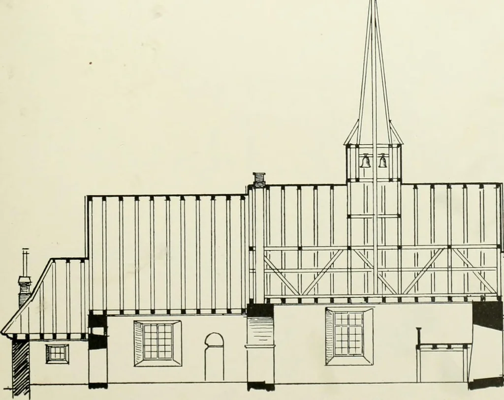 An illustration from Norges kirker i det 16de og 17de aarhundrede, 1911, leaf 172