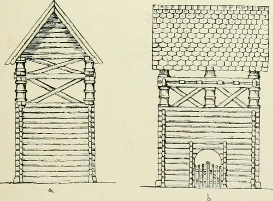 An illustration from Norges kirker i det 16de og 17de aarhundrede, 1911, leaf 178