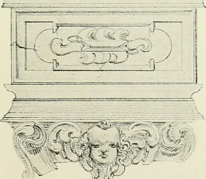 An illustration from Norges kirker i det 16de og 17de aarhundrede, 1911, leaf 192