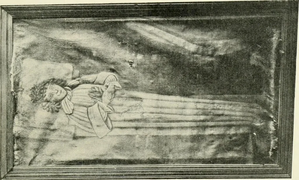 An illustration from Norges kirker i det 16de og 17de aarhundrede, 1911, leaf 24