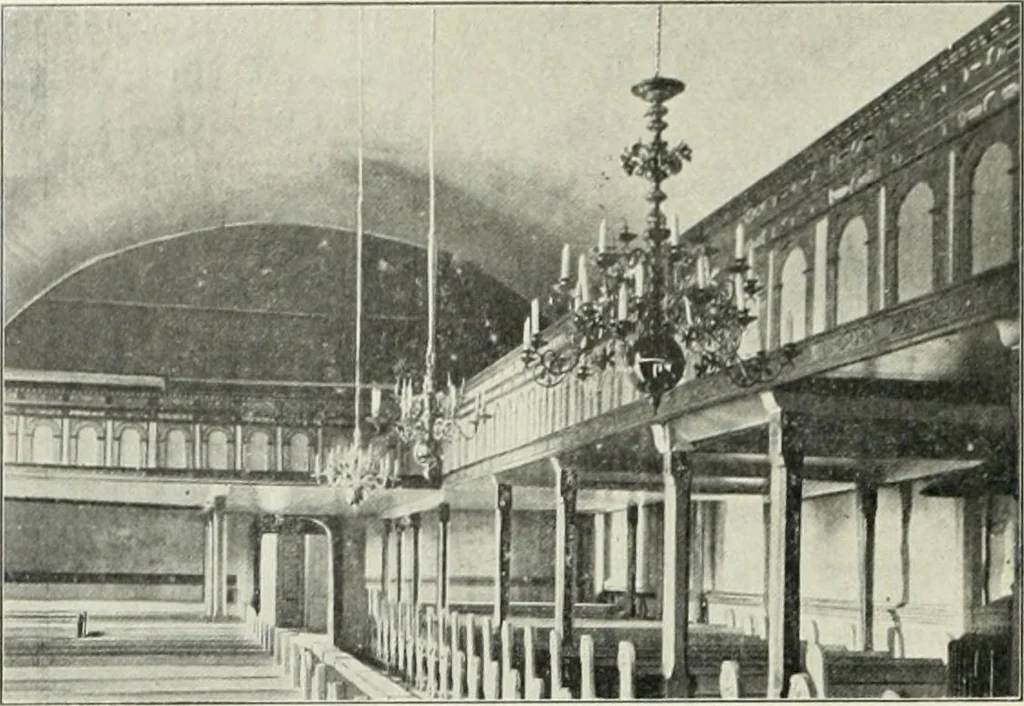 An illustration from Norges kirker i det 16de og 17de aarhundrede, 1911, leaf 27