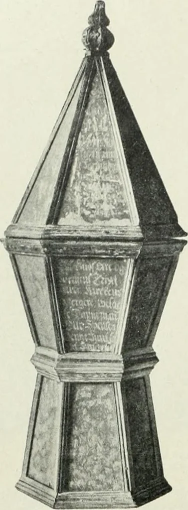An illustration from Norges kirker i det 16de og 17de aarhundrede, 1911, leaf 35