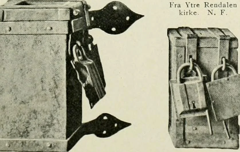 An illustration from Norges kirker i det 16de og 17de aarhundrede, 1911, leaf 36