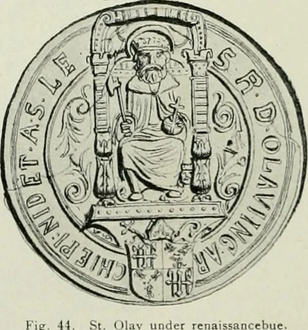 An illustration from Norges kirker i det 16de og 17de aarhundrede, 1911, leaf 39