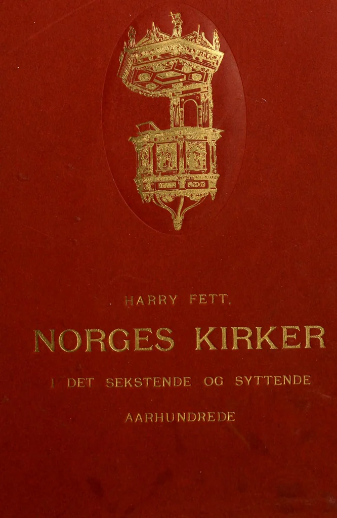 An illustration from Norges kirker i det 16de og 17de aarhundrede, 1911, leaf 4