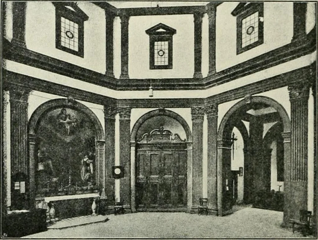 An illustration from Norges kirker i det 16de og 17de aarhundrede, 1911, leaf 41