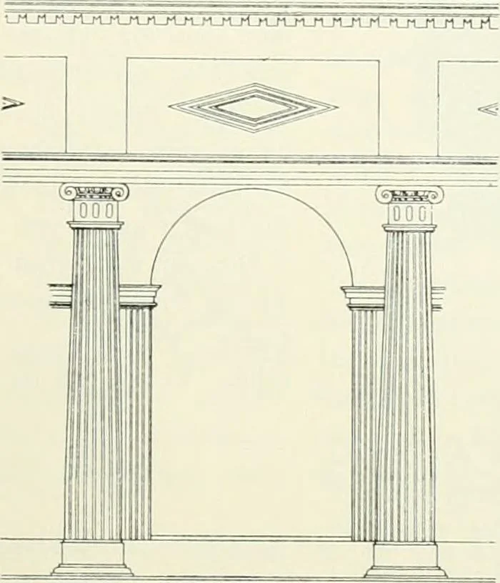 An illustration from Norges kirker i det 16de og 17de aarhundrede, 1911, leaf 44