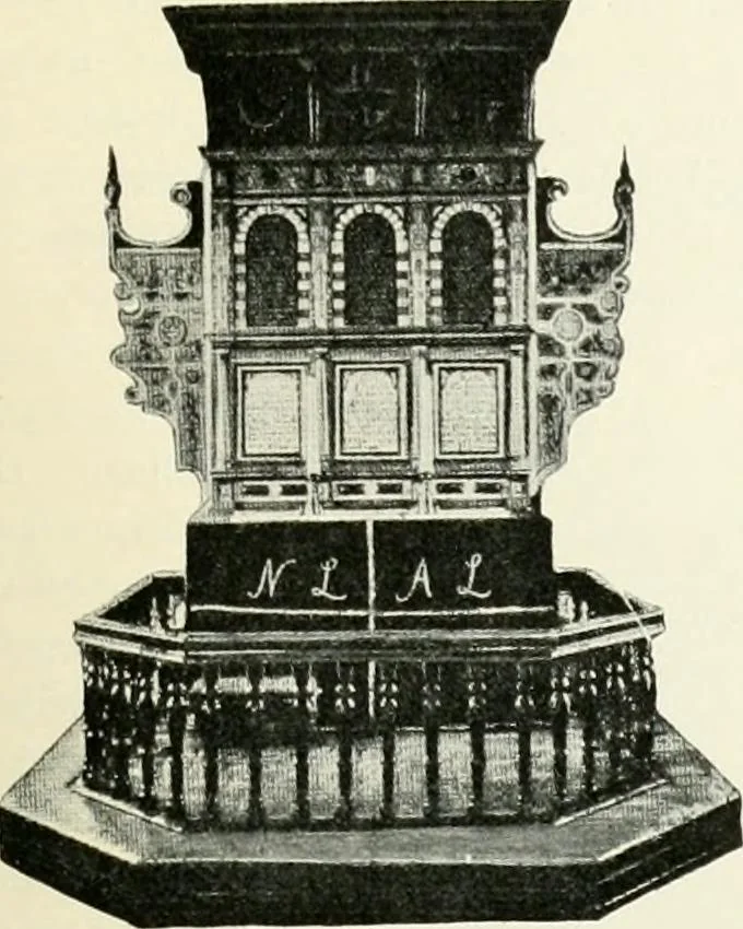 An illustration from Norges kirker i det 16de og 17de aarhundrede, 1911, leaf 46