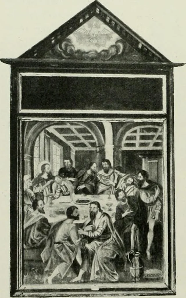 An illustration from Norges kirker i det 16de og 17de aarhundrede, 1911, leaf 49