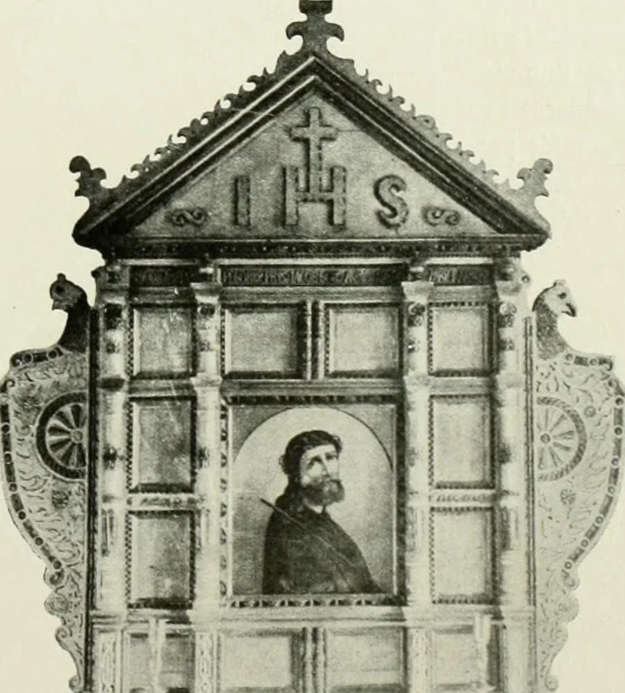 An illustration from Norges kirker i det 16de og 17de aarhundrede, 1911, leaf 50
