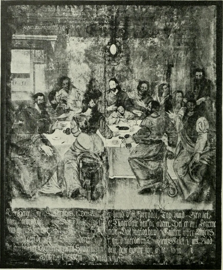 An illustration from Norges kirker i det 16de og 17de aarhundrede, 1911, leaf 51