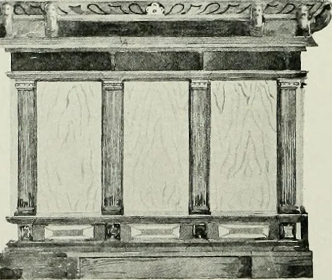 An illustration from Norges kirker i det 16de og 17de aarhundrede, 1911, leaf 53
