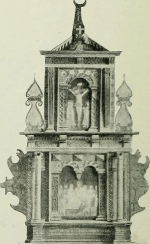 An illustration from Norges kirker i det 16de og 17de aarhundrede, 1911, leaf 53
