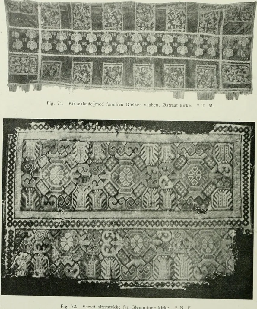 An illustration from Norges kirker i det 16de og 17de aarhundrede, 1911, leaf 55