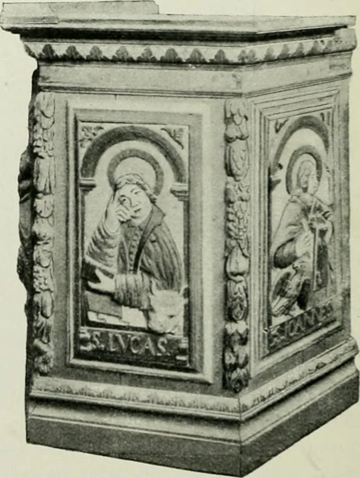 An illustration from Norges kirker i det 16de og 17de aarhundrede, 1911, leaf 57