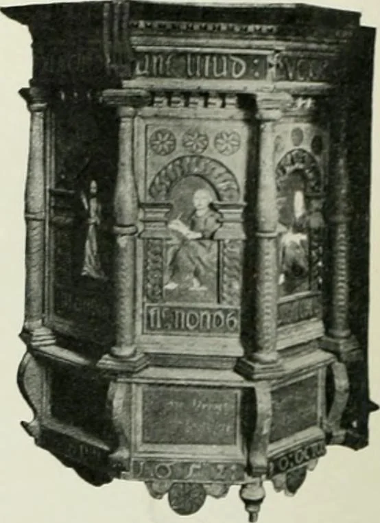 An illustration from Norges kirker i det 16de og 17de aarhundrede, 1911, leaf 59