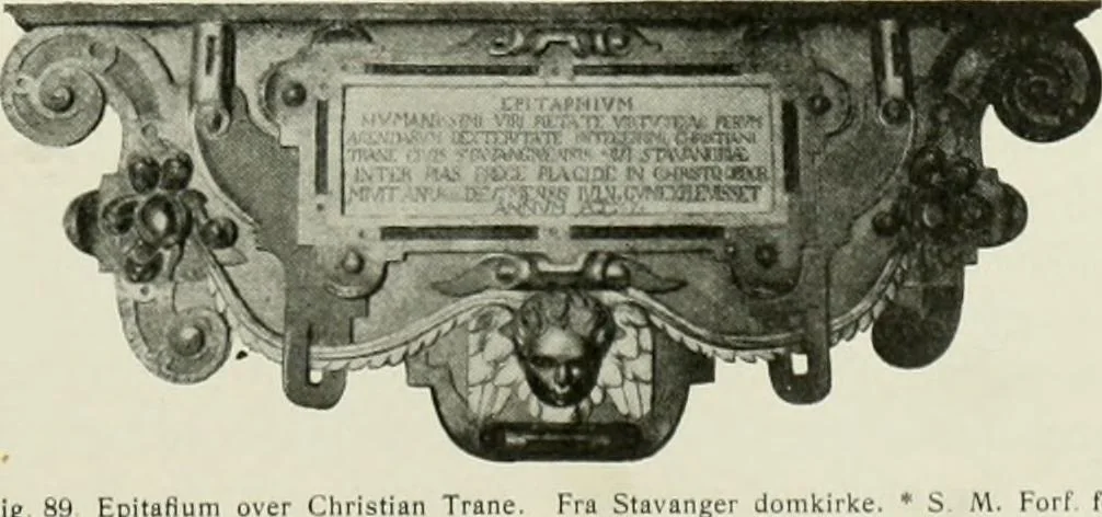 An illustration from Norges kirker i det 16de og 17de aarhundrede, 1911, leaf 60