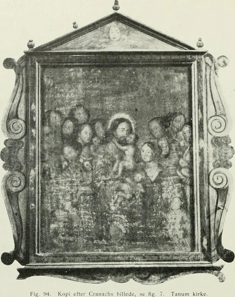 An illustration from Norges kirker i det 16de og 17de aarhundrede, 1911, leaf 63