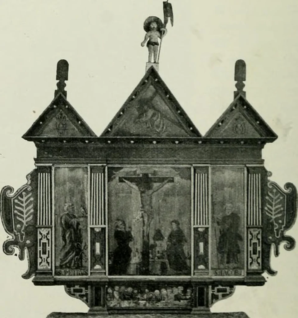 An illustration from Norges kirker i det 16de og 17de aarhundrede, 1911, leaf 63