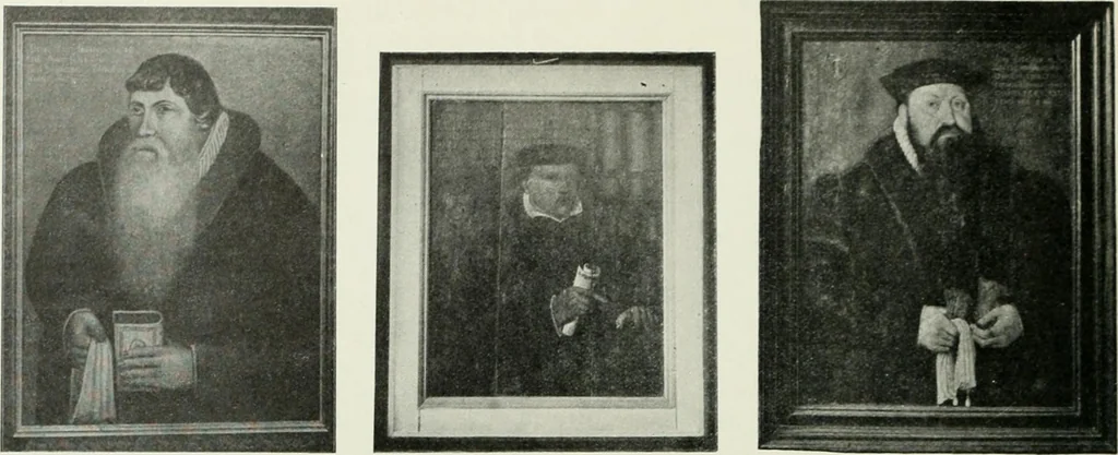 An illustration from Norges kirker i det 16de og 17de aarhundrede, 1911, leaf 65
