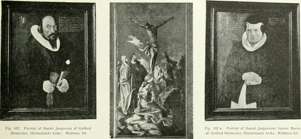 An illustration from Norges kirker i det 16de og 17de aarhundrede, 1911, leaf 66