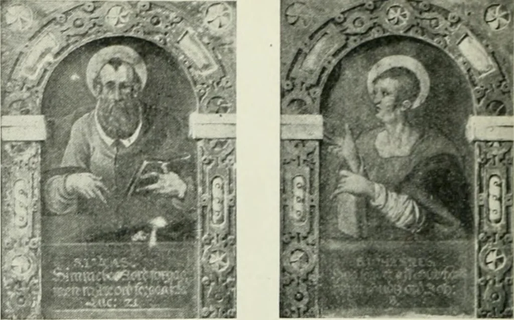 An illustration from Norges kirker i det 16de og 17de aarhundrede, 1911, leaf 67